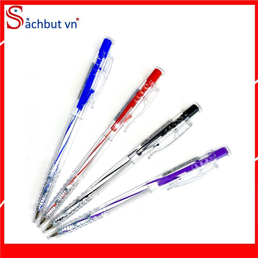 Bút bi Thiên long TL027- Đây là một trong những cây bút đang được học sinh sử dụng nhiều tại Việt Nam.