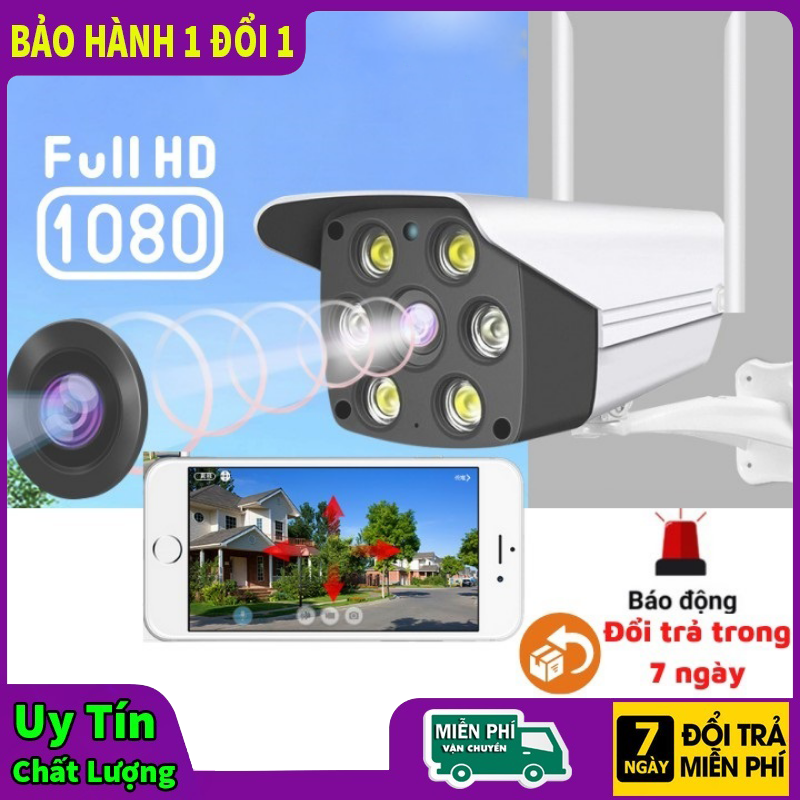 Camera wifi yoosee chuẩn 2.0megapixel trong nhà,ngoài trời thế hệ mới Full HD1920x1080p, góc rộng Hình ảnh siêu nét xem đêm có màu, bắt sóng khỏe hình ảnh chuẩn không giật lag BH 12T