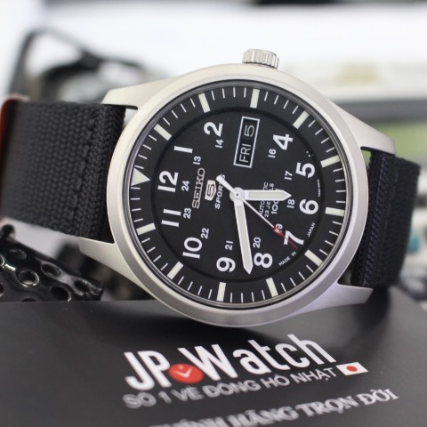{ LAZADA ĐỒNG HỒ PHỐ } Đồng Hồ Nam Seiko 5 Quân Đội Automatic Japan + Thẻ Bảo Hành