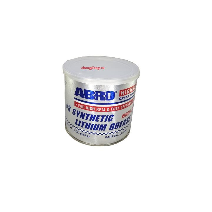 Mỡ Bò Xanh Đen Abro Synthetic Lithium Grease USA 454g