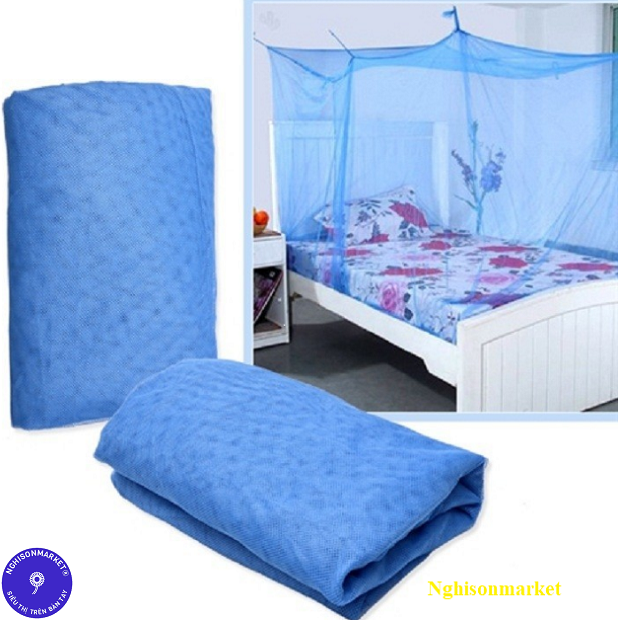 Mùng màn ngủ cao cấp có cửa dùng cho Giường đôi