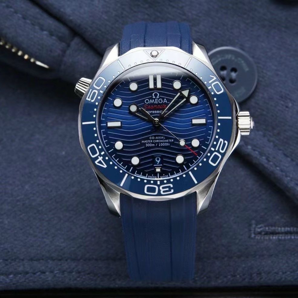 Đồng hồ nam dây silicon 0mega 008 size 41mm automatic máy cơ fullbox,Đồng hồ nam chống nước,Đồng hồ nam cao cấp