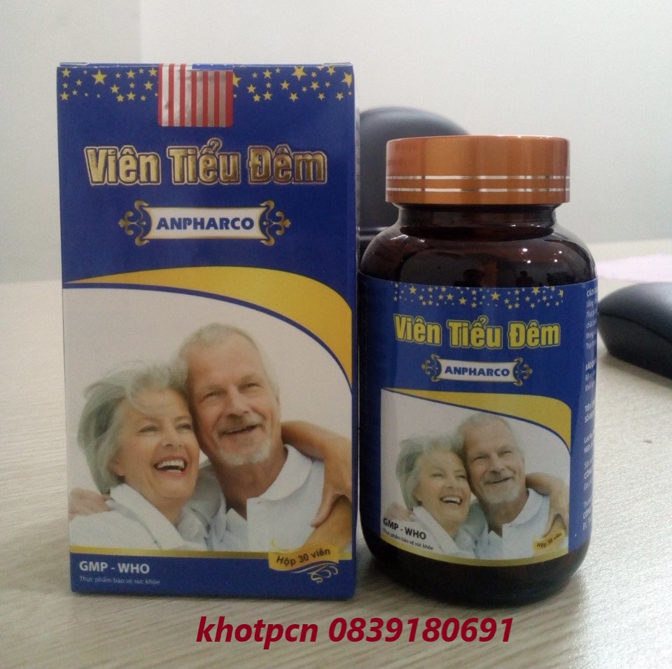 Viên tiểu đêm chấm dứt tiểu đêm, tiểu nhiều lần, tiểu rắt, tiểu không tự chủ dùng cho cả nam và nữ - lọ 30 viên