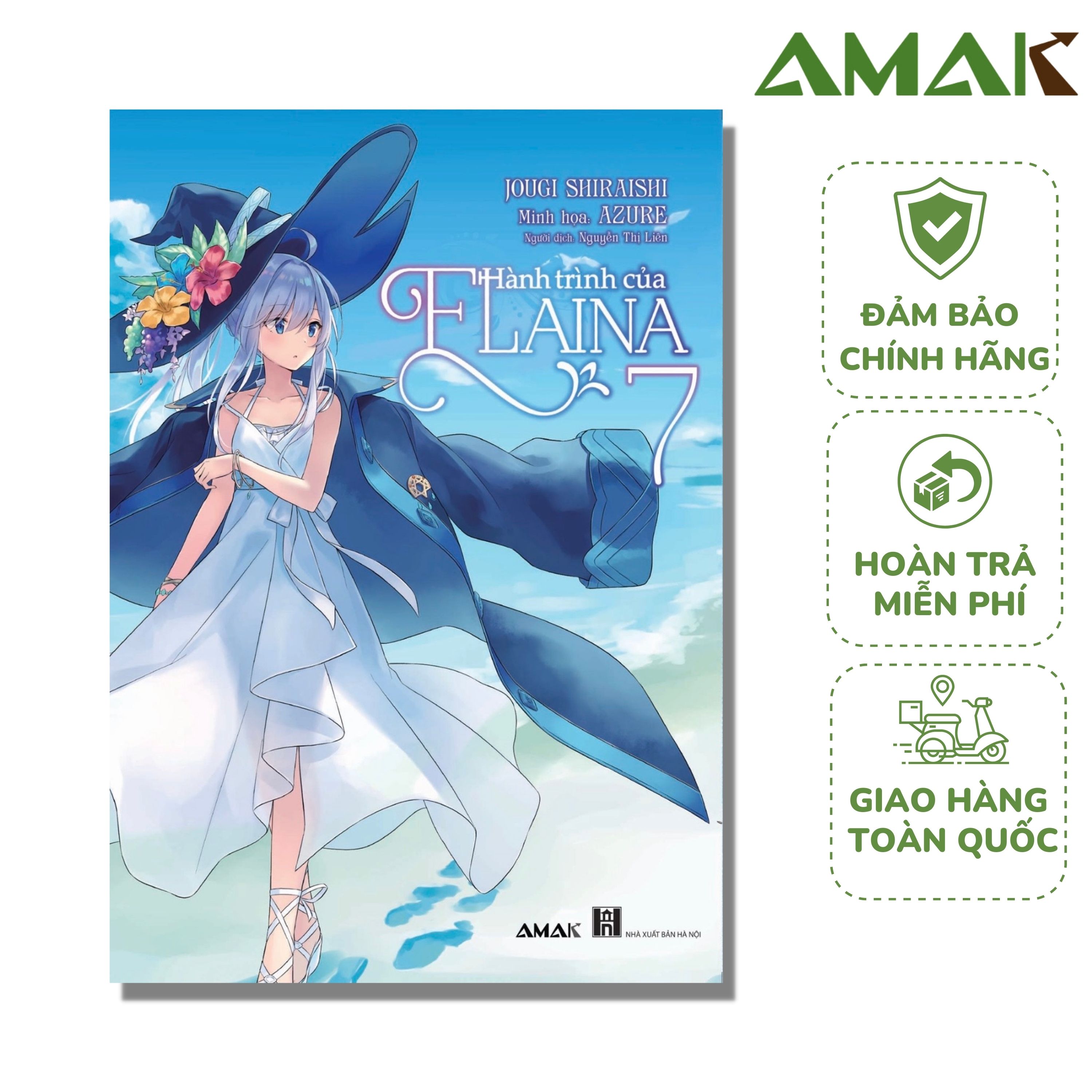 Hành trình của elaina – tập 7 - amak books