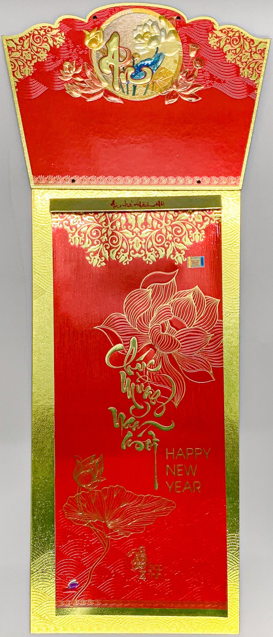 LỊCH TẾT 2024 LỊCH BLOC 2024 BLOC SIÊU SIÊU CỰC ĐẠI SV01 khổ 48x20cm - AN TRÚ THẢNH THƠI