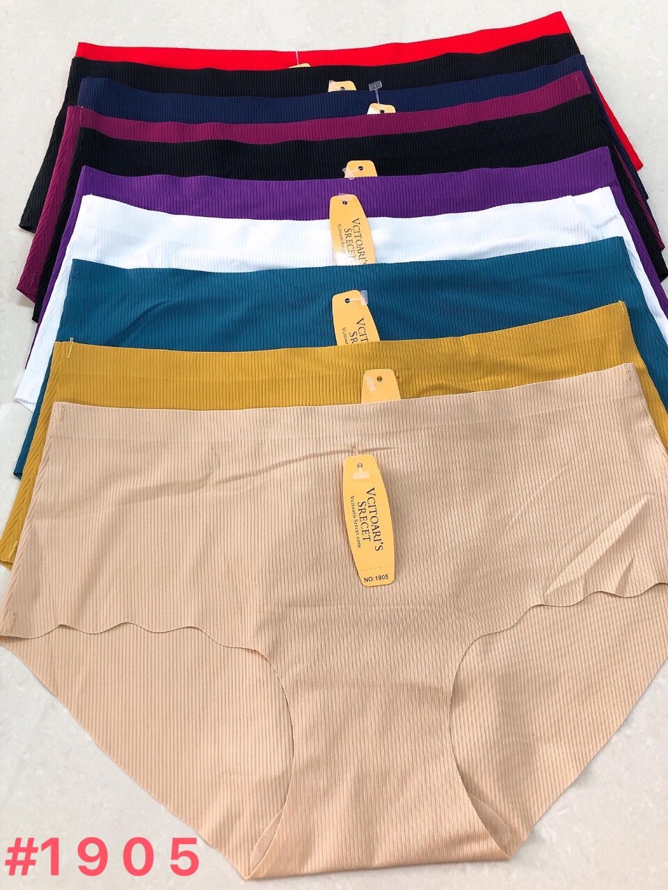 [BIGSIZE] Combo sỉ 10 Quần lót su đúc nữ không  đường may lượn sóng không viền - MRBAP