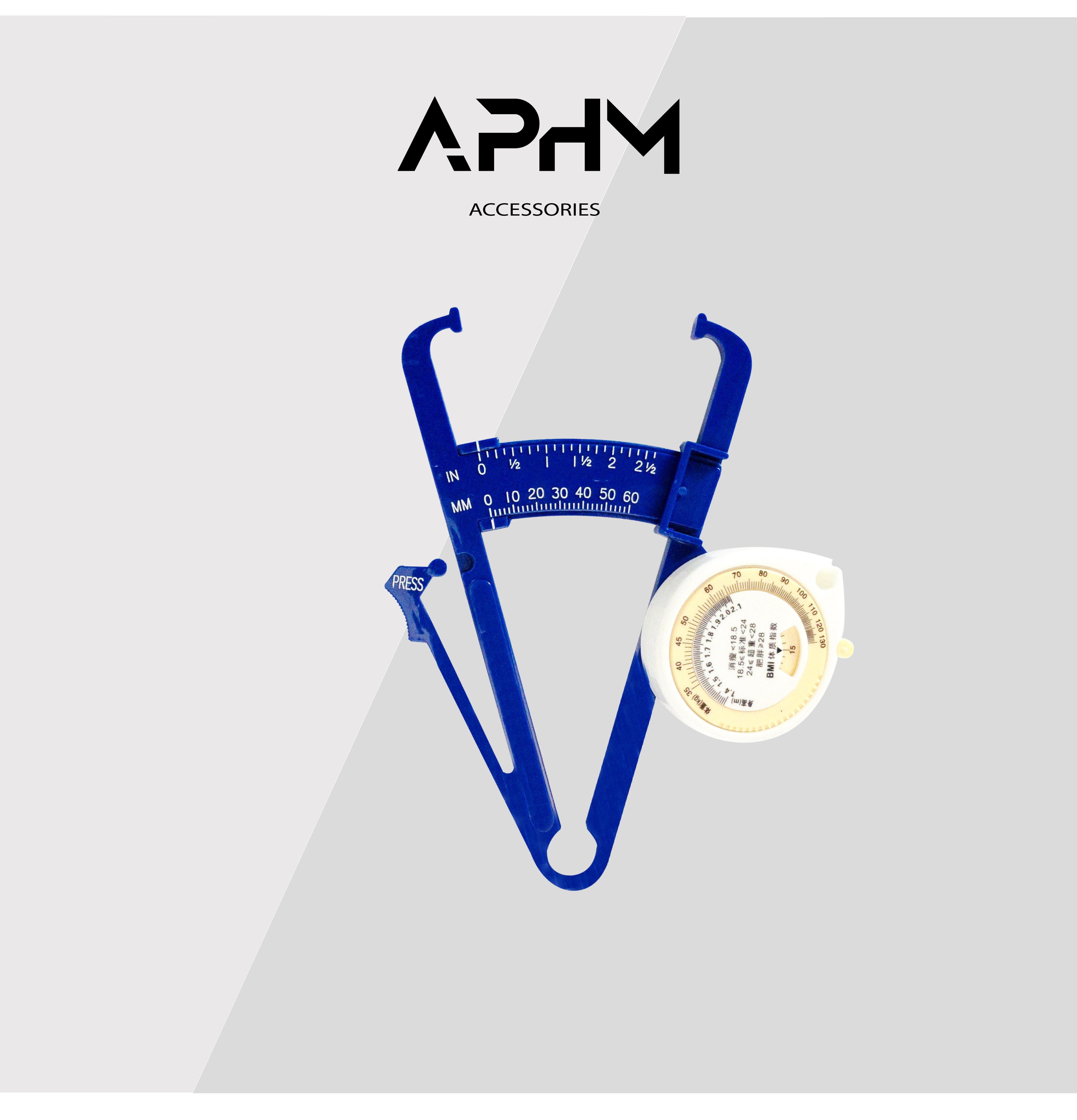 Combo Kẹp đo mỡ và thước đo APHM - FAT CALIPER