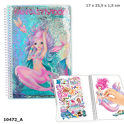 Bst thiết kế thời trang fantasy model sticker book mermaid topmodel tm010472