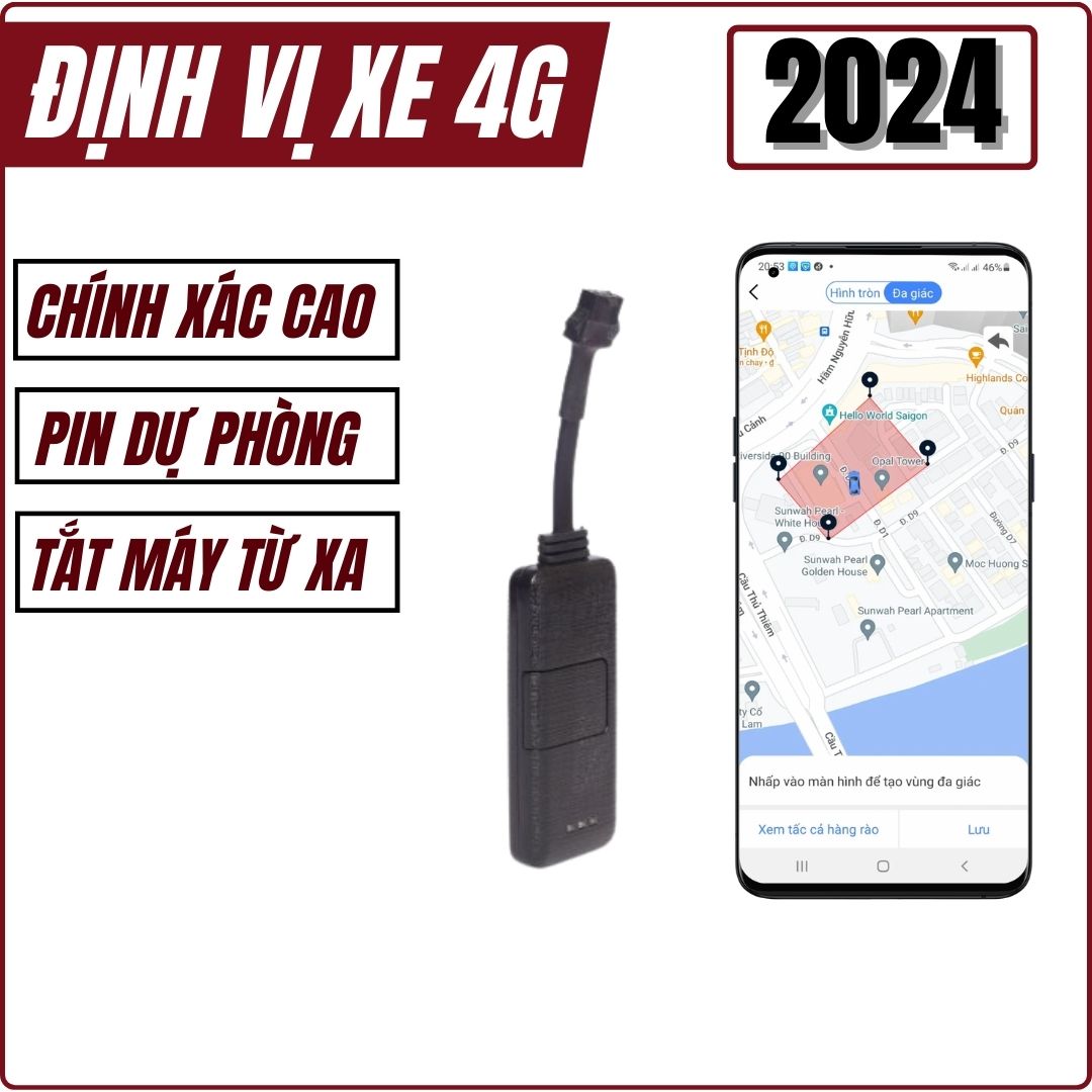 Định Vị Xe Máy, Ô tô S5 bản cao cấp chính xác vị trí +Tặng kèm sim data miễn phí sử dụng 12 tháng