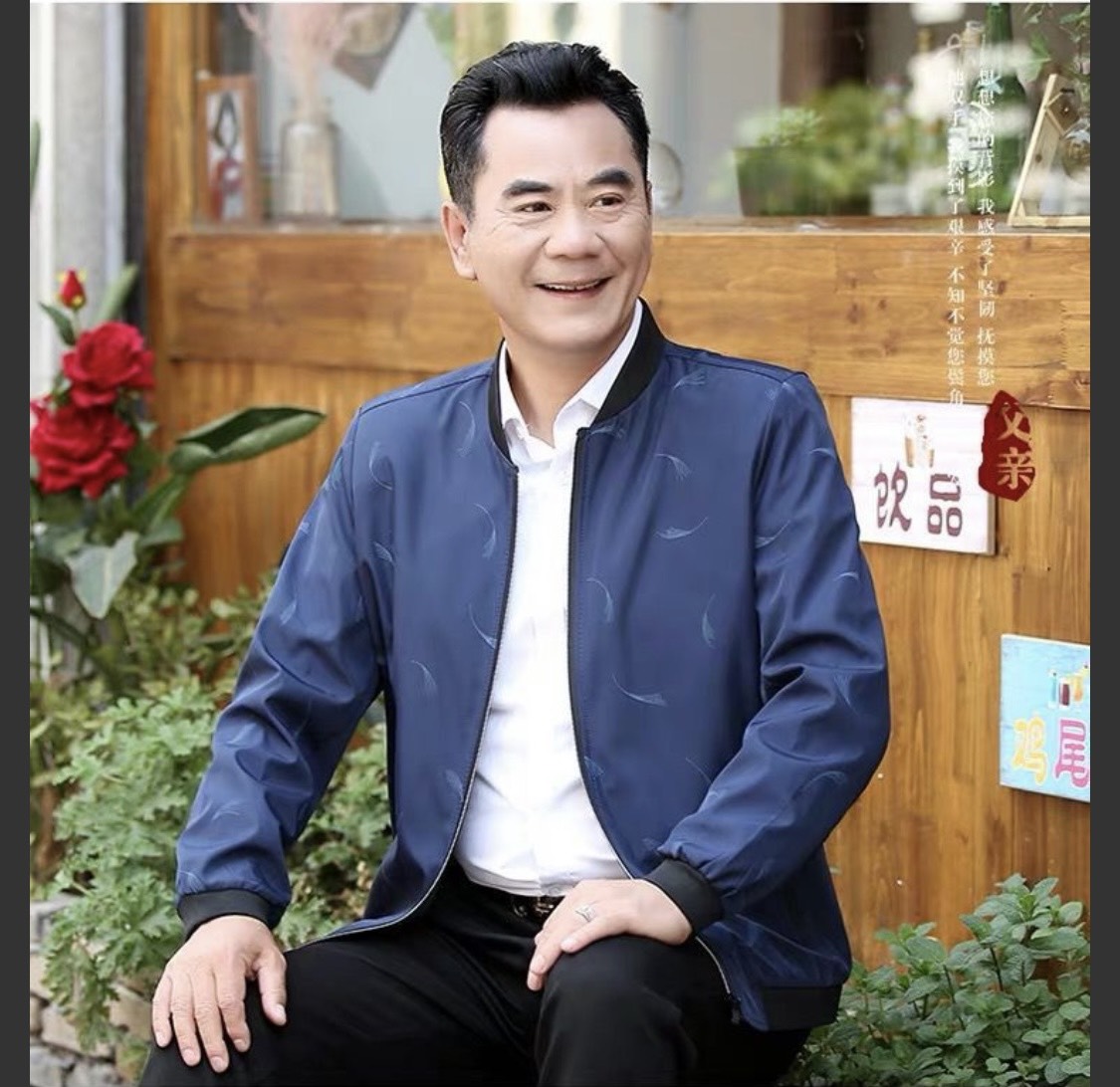 Áo khoác gió trung niên nam giới / Thời trang thu đông cho ông, cho bố