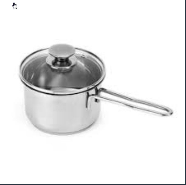 Nồi quánh nấu bột inox 3 đáy nắp kiếng fivestar 12cm - q12nk