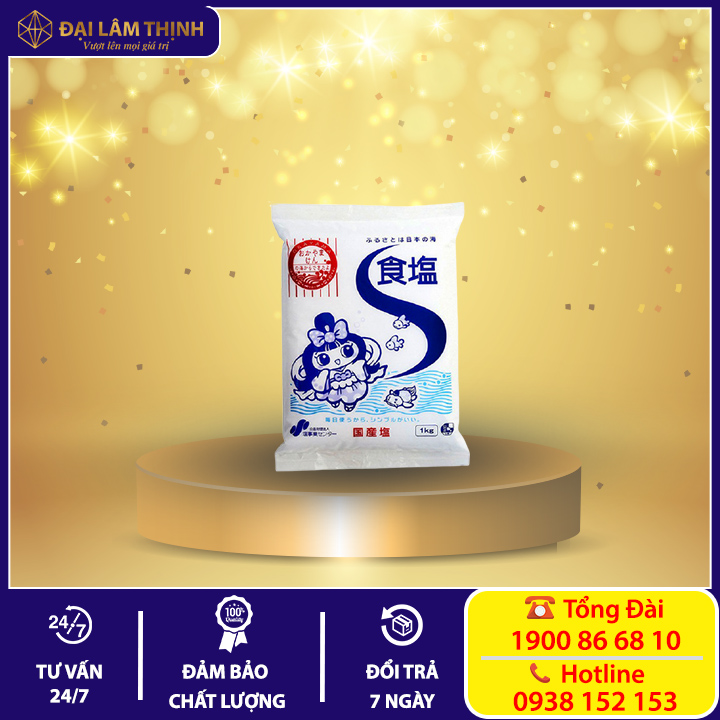 Muối Thô Japan Dùng Cho Máy Kangen 1kg Chính Hãng