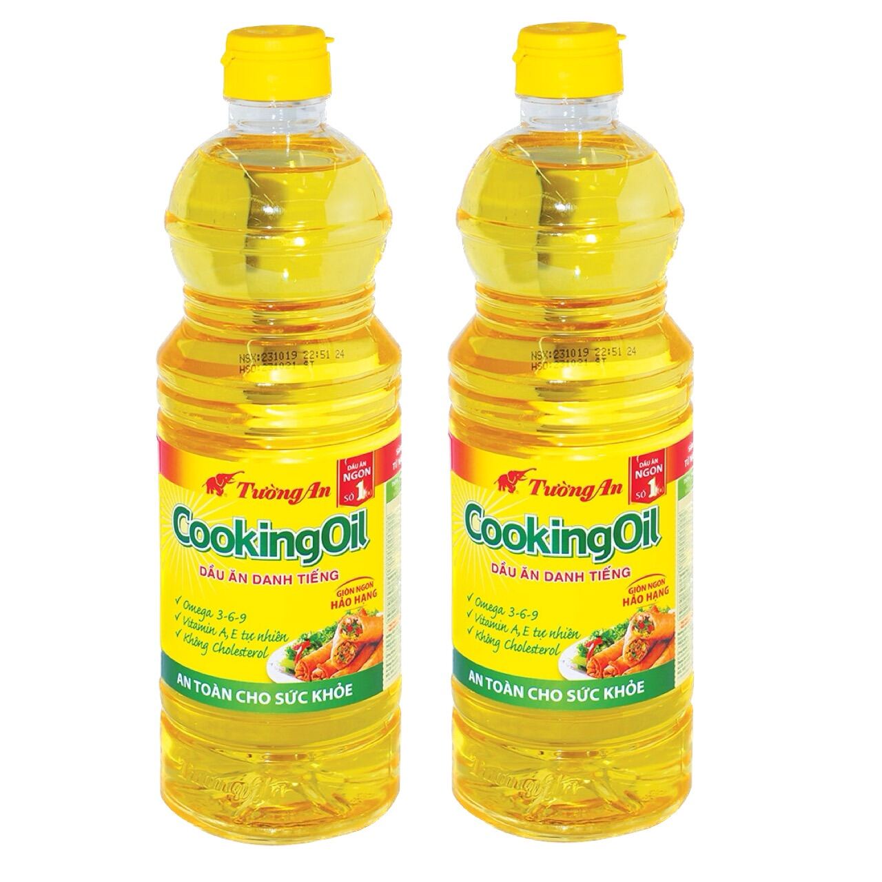 [ CUNG CẤP OMEGA 3,6,9 và VITAMIN A,E] Combo 2 chai / 1chai (mỗi chai 1 lít) Dầu ăn thực vật Tường An cooking oil (Date mới 24 tháng) - Có lựa chọn số lượng trước khi thanh toán.