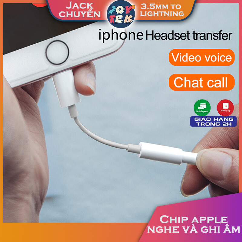 Jack chuyển đổi tai nghe Apple từ cổng Lightning sang cổng 3,5mm