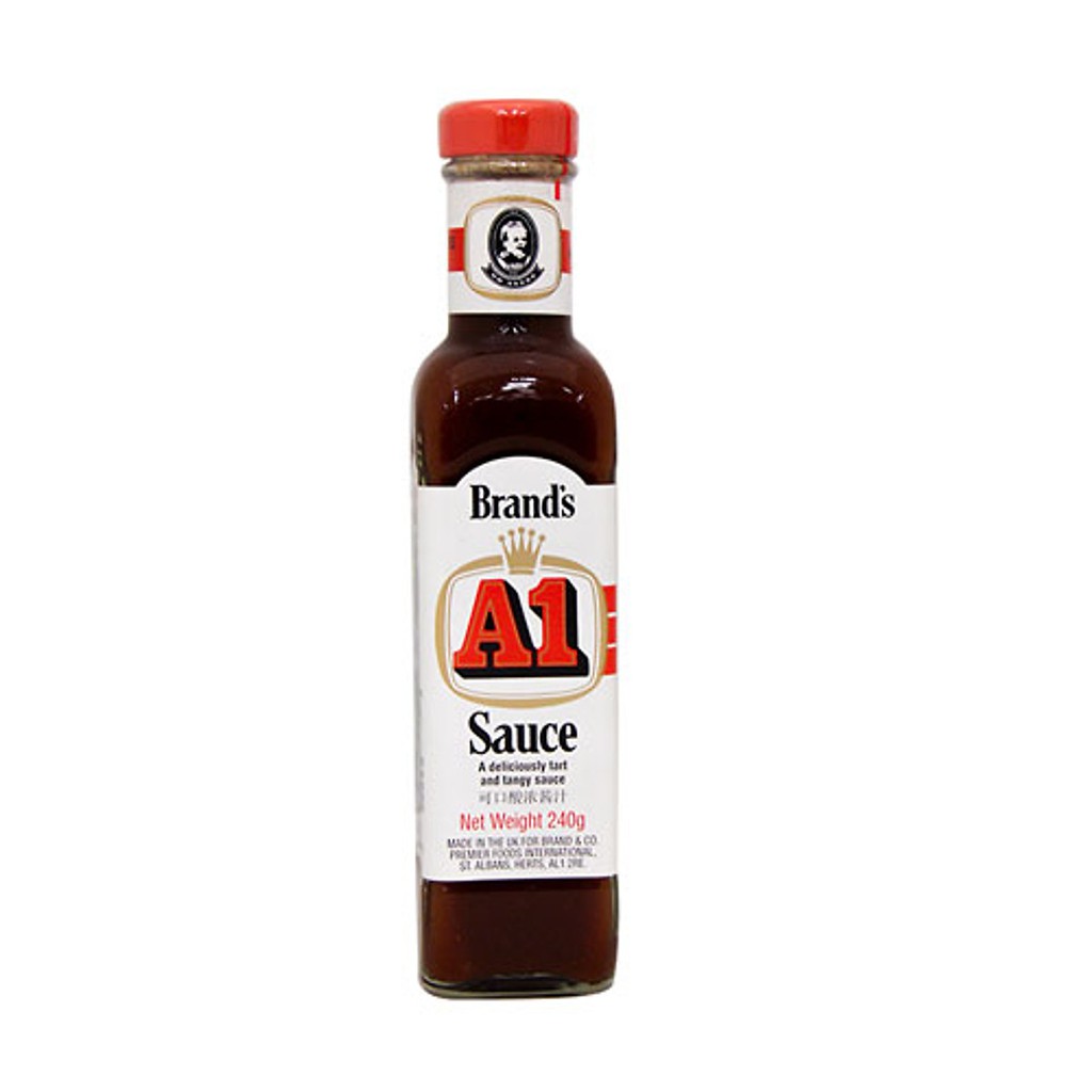 Sốt A1 Truyền Thống Kiểu Anh Cho Steak Và Gà A1 Original Steak Sauce, Chai 240g