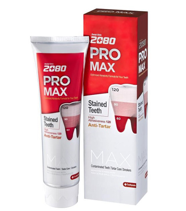 Kem đánh răng giảm ê buốt và mòn răng 2080 Pro Max Sensitive Hàn Quốc 125g