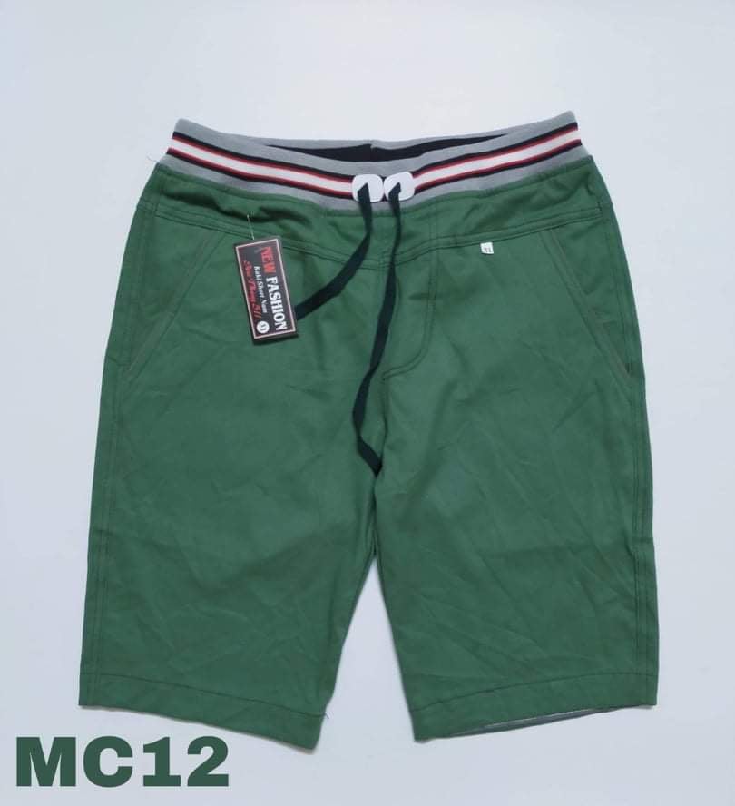 Quần short lưng thun nam vải kaki mềm mịn mc12