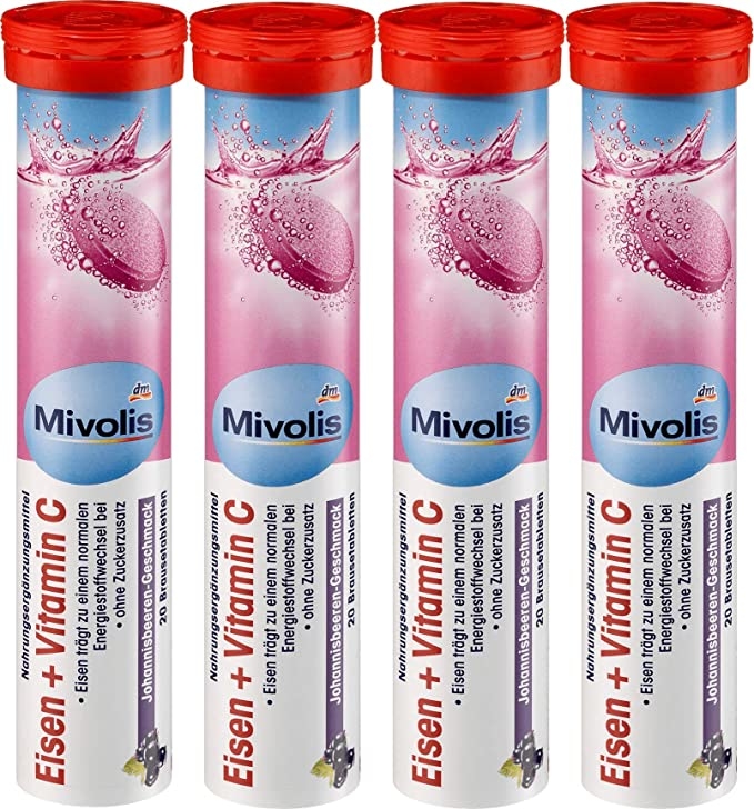 Viên sủi bổ sung vitamin Mivolis Eisen vitamin C 20 viên