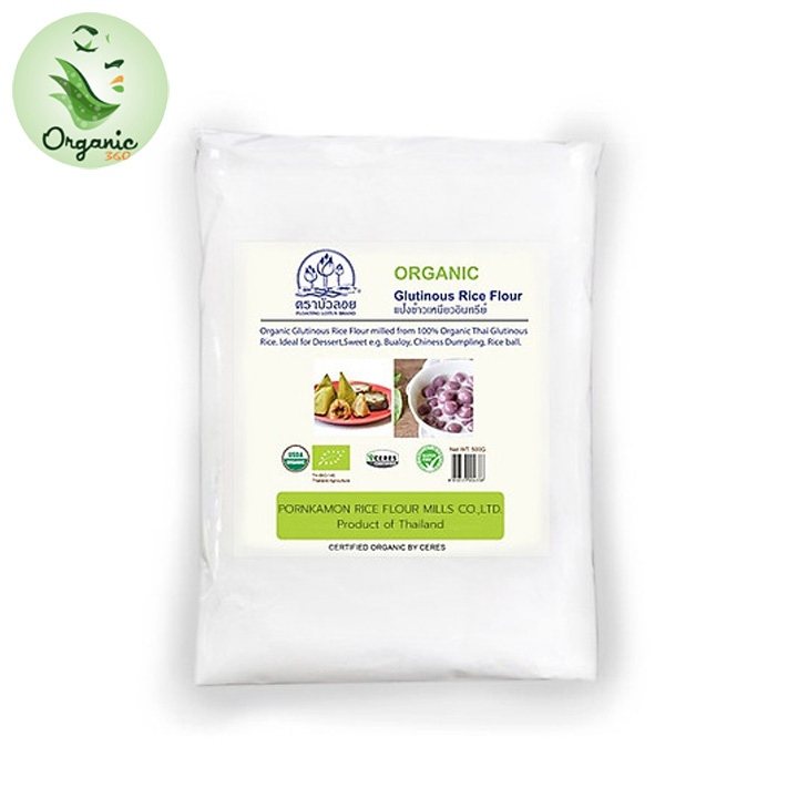 Bột gạo nếp hữu cơ 500gr Organic Glutinous Rice Flour