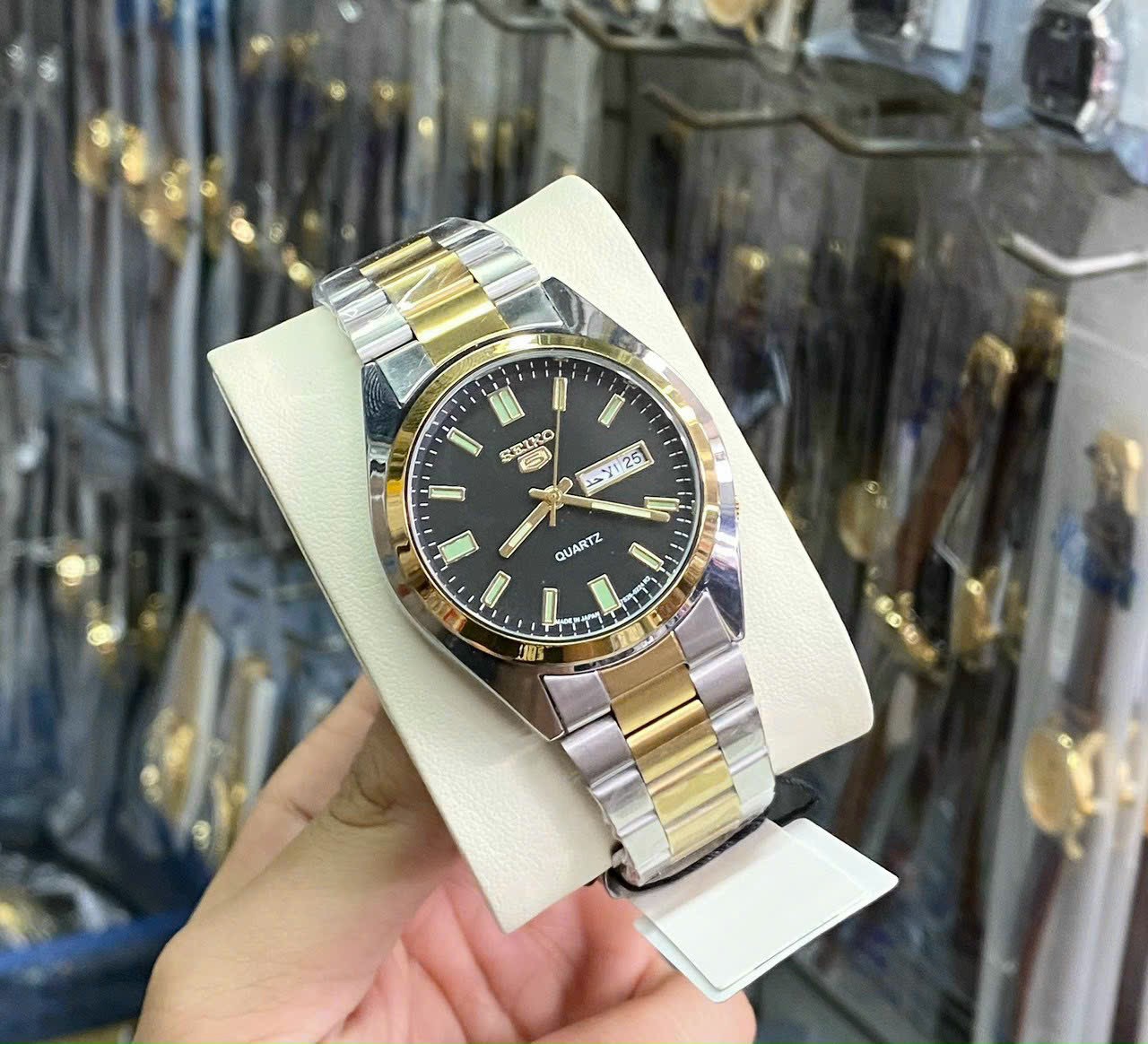 Đồng Hồ Nam SEIKO 5 Pin Demi Nhiều Màu Máy Nhật Xịn