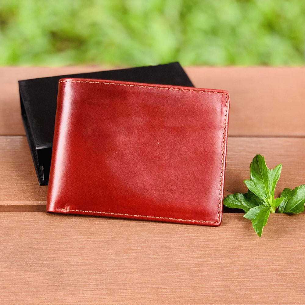 [HCM][ Siêu Hot ] Ví Nam Da Bò Pullup Bóp Nam Da Bò Pullup Trơn Cam Kết Da Bò Full 100% Hàng May Thủ Công - Junsam ( Hình Shop Chụp )