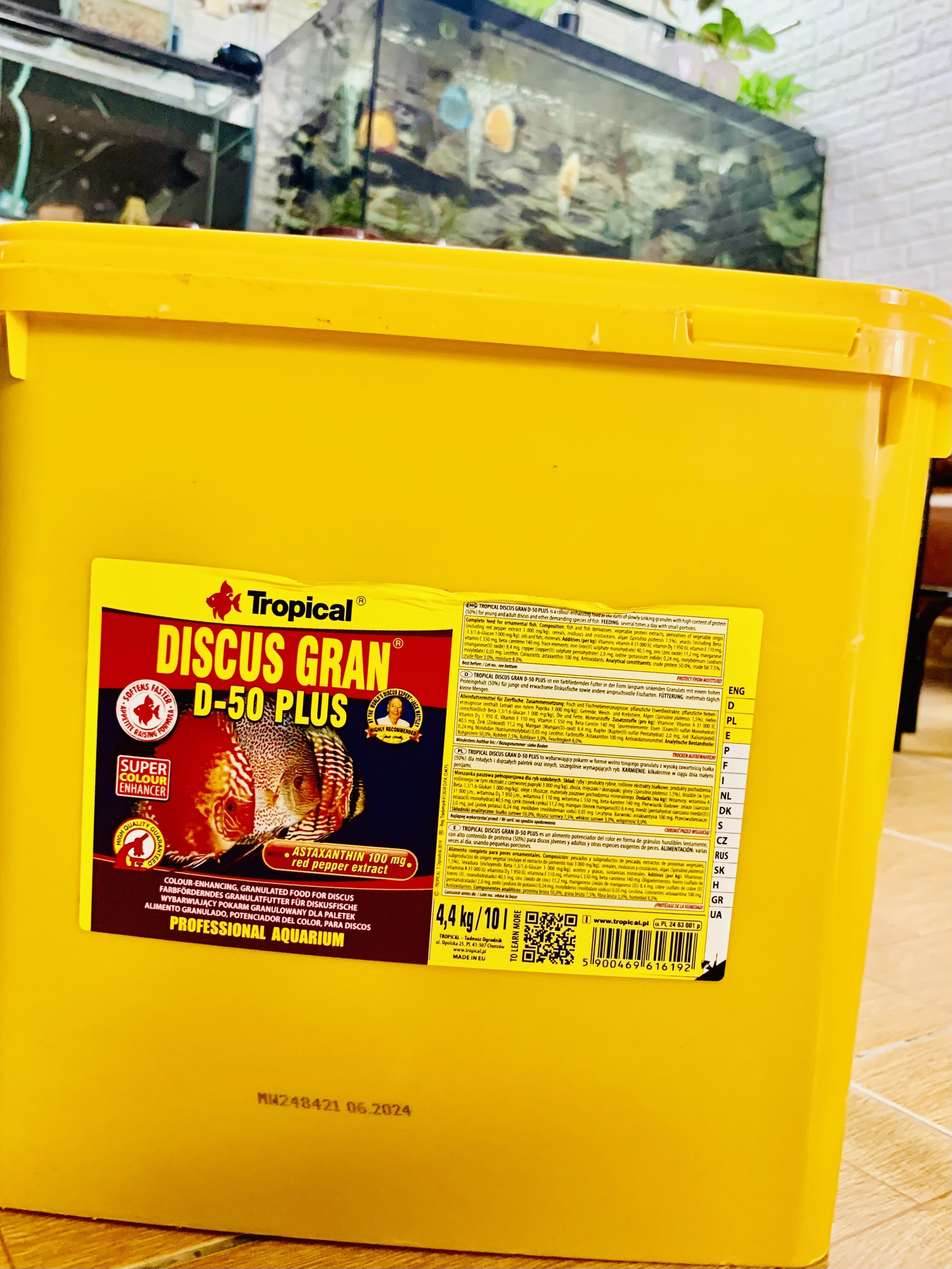 Repack thức ăn cao cấp cho cá đĩa-tropical discus gran d-50