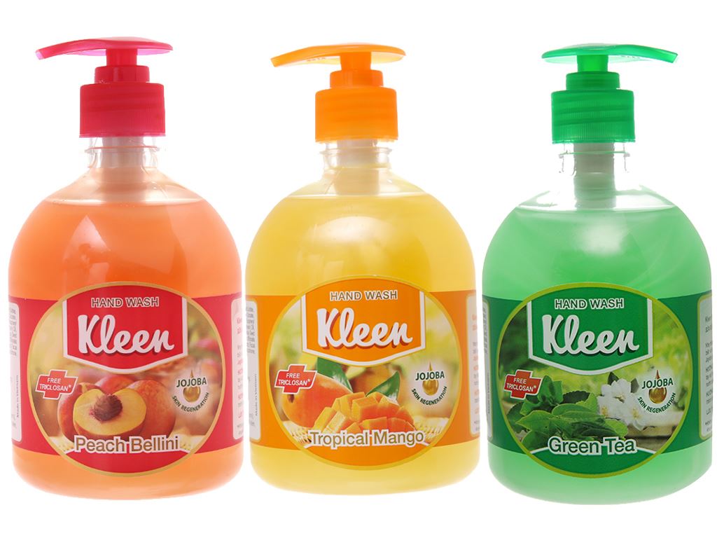 Sữa rửa tay Kleen chai 500ml-chính hãng