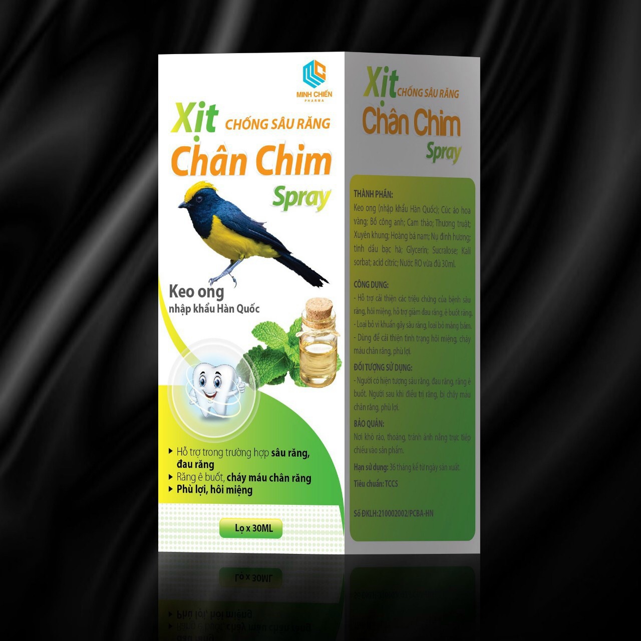 Xịt chống sâu răng chân chim Spray, Hỗ trợ giảm đau răng, ê buốt răng, hỗ trợ cải thiện các bệnh đau răng hôi miệng - Xịt chống sâu răng