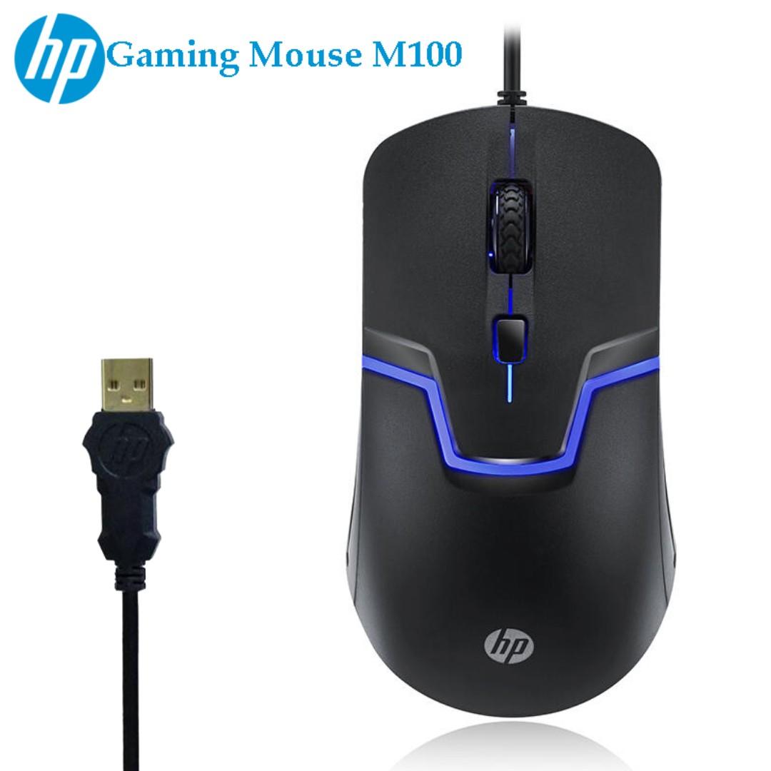 Chuột chơi game hp m100 có led chính hãng