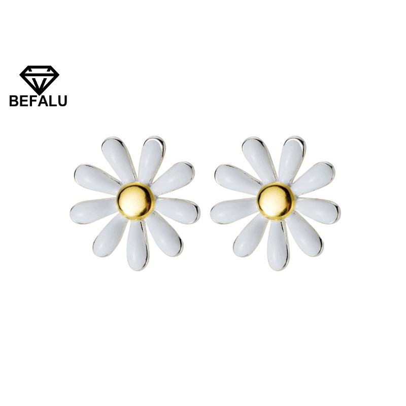 Khuyên tai nữ cá tính bạc 925 phong cách hàn quốc bt13 - befalu