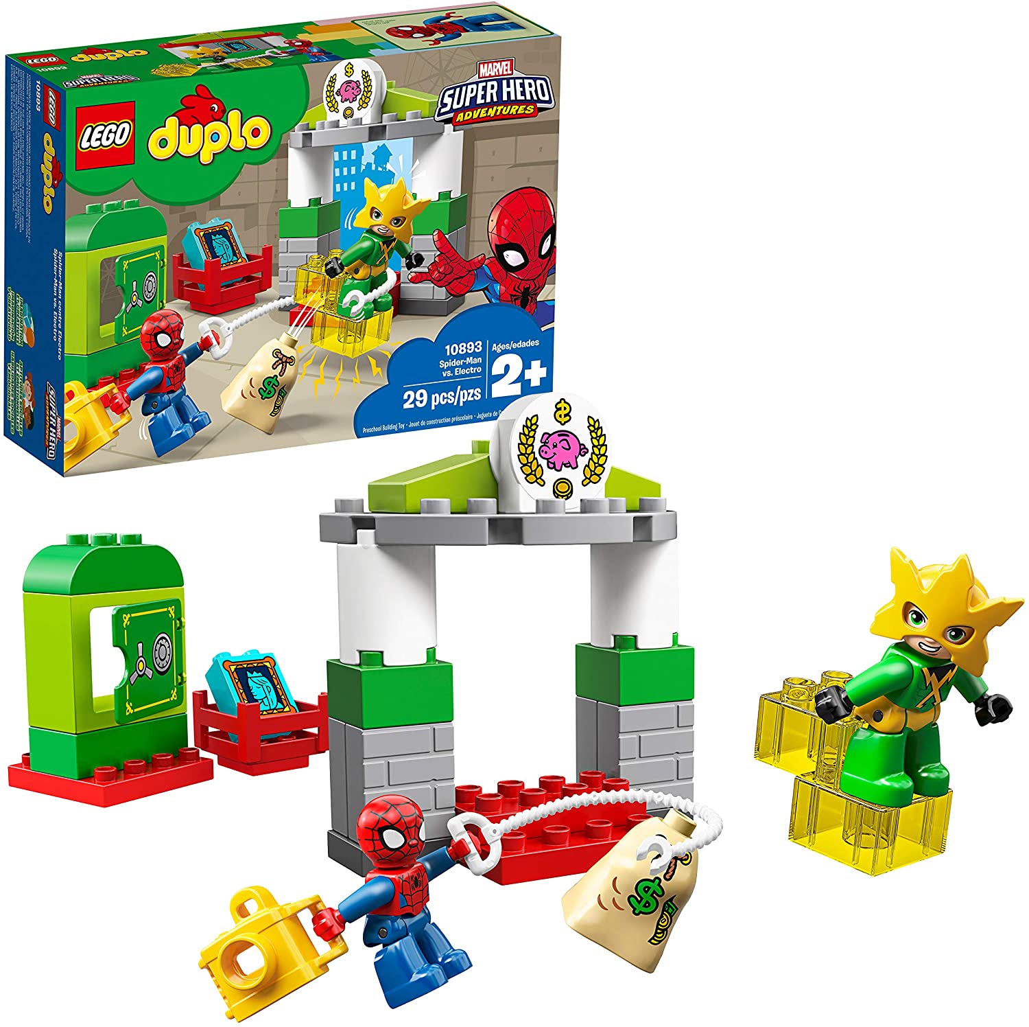 Genuine】Lego Lego Duplo Marvel Superhero Adventure Spider-Man Vs. Electric  10893 Building Blocks (29 Miếng) (Nhà Sản Xuất Đã Ngừng Sản Xuất) Đảm Bảo  Chính Hãng, Từ Đan Mạch | Lazada.Vn