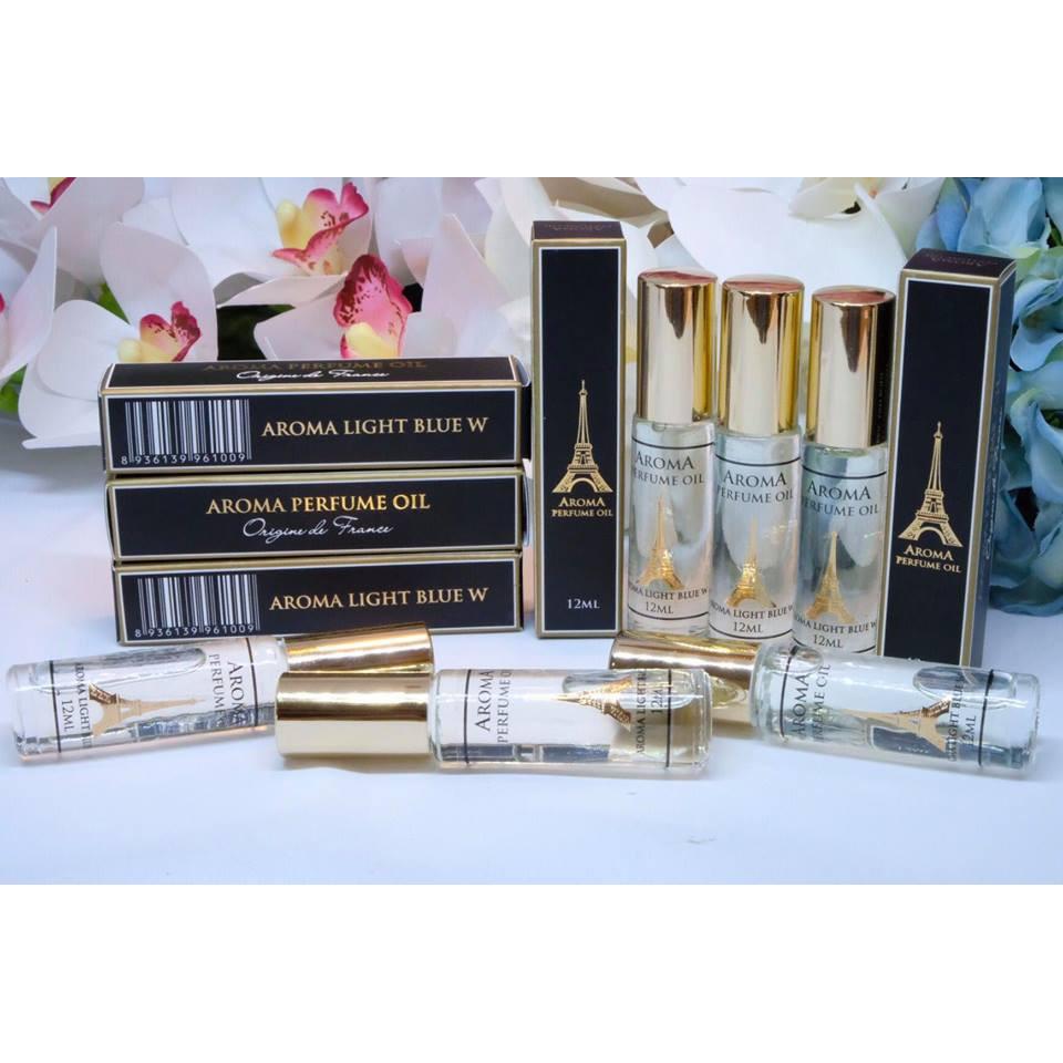 Tinh dầu Nước Hoa Pháp dạng lăn 12ml giữ mùi thơm siêu lâu 2-3 ngày