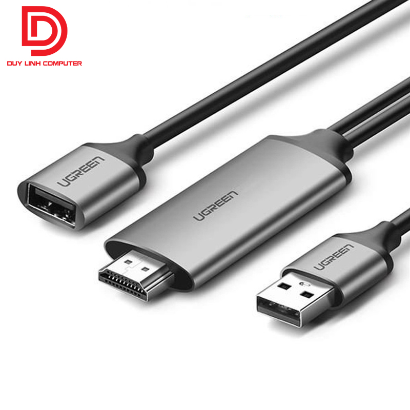 Cáp chuyển tín hiệu từ điện thoại ra tivi HDMI Ugreen 50291 dài 1.5m cao cấp