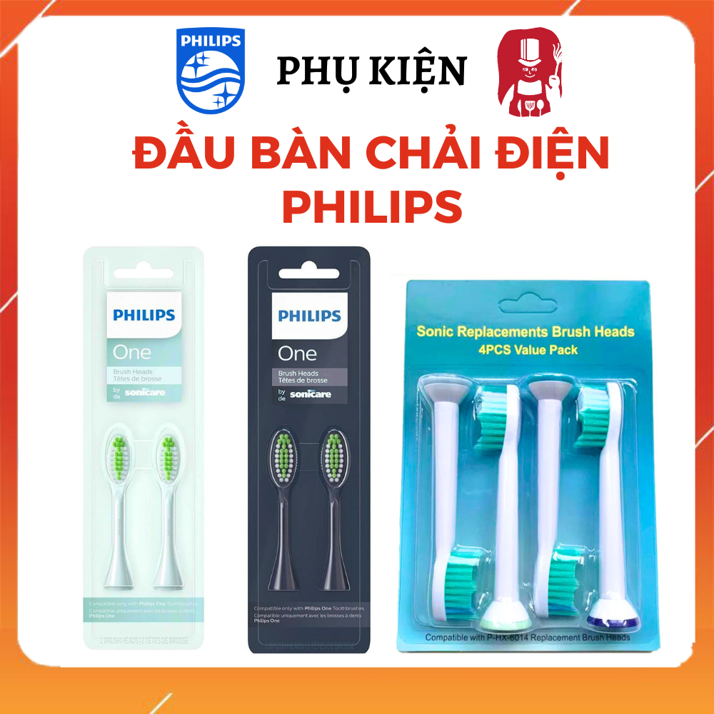 Đầu bàn chải điện Philips One / Philips Sonicare _ Phụ kiện sạc thay thế bàn chải điện Philips