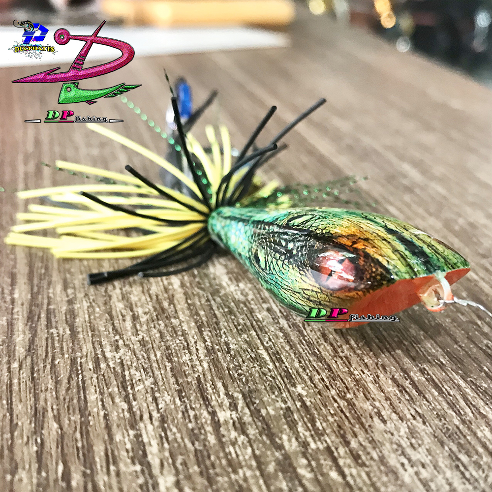 Mồi lure nhái nhẩy lucly, nhái gỗ thailan .!!!