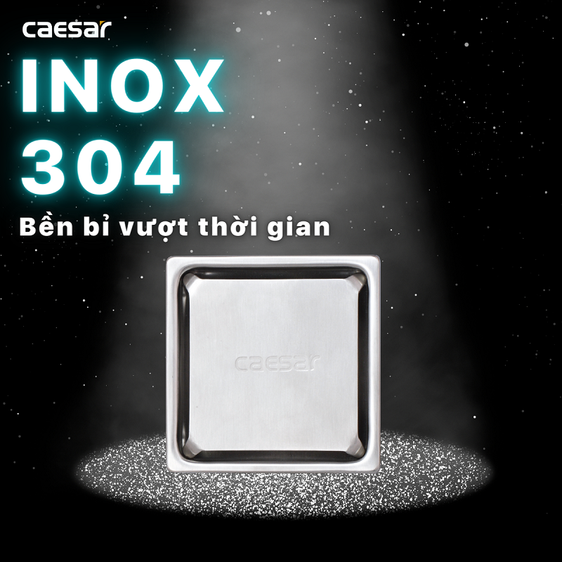 Thoát sàn caesar mặt tấm vuông st1010e st1212e st1414e