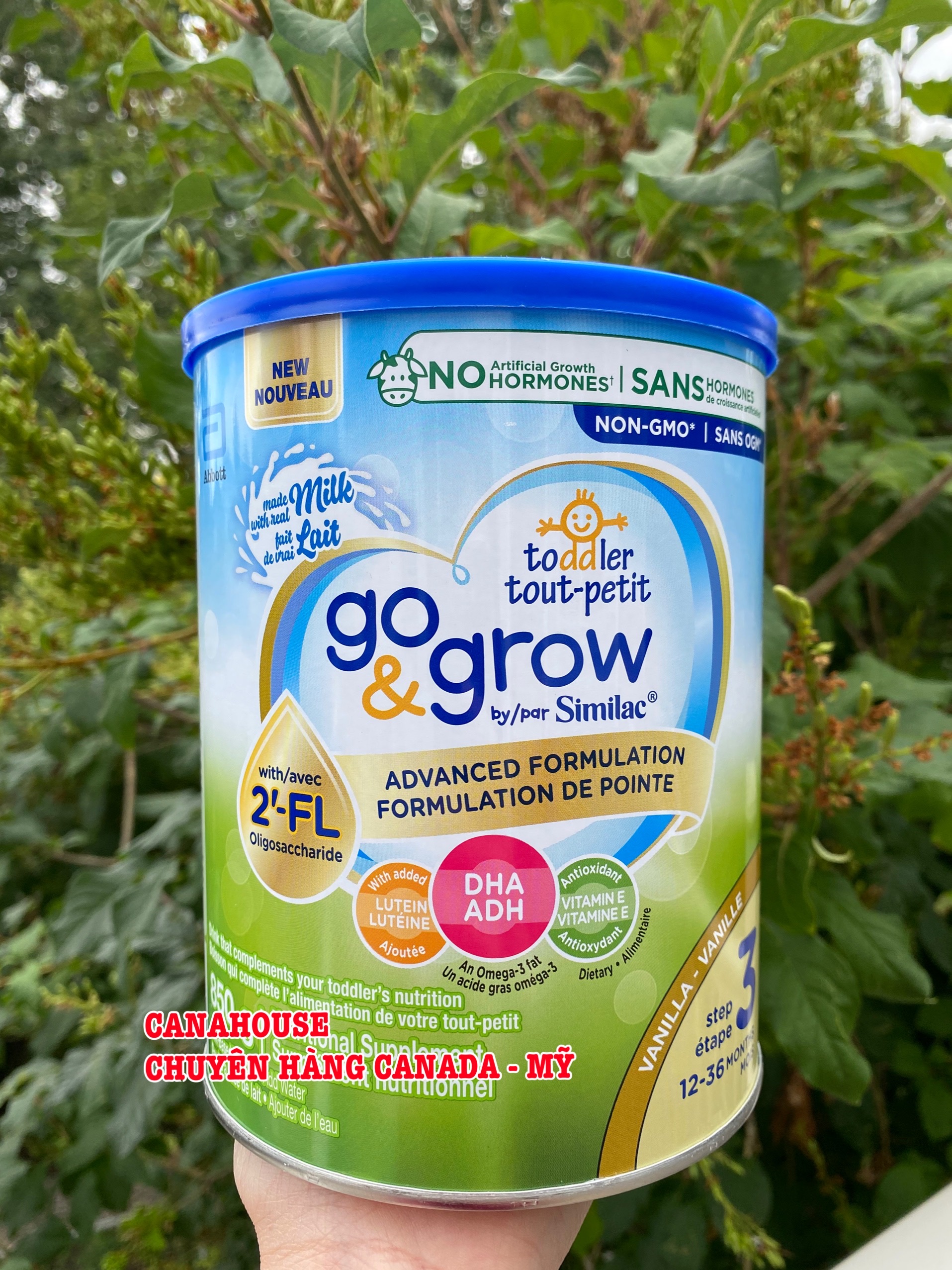 Sữa bột Similac Go Grow Canada 850gr
