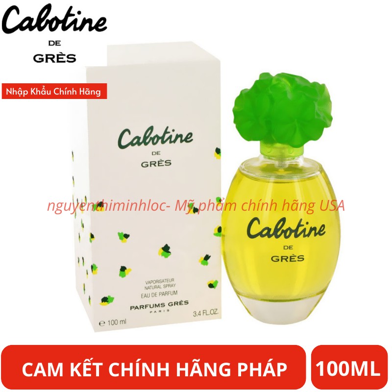 Nước hoa Cabotine màu xanh 100ml EDP Cam Kết Chính Hãng Pháp