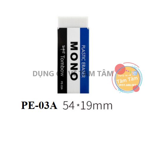 Gôm tẩy Tombow, Plastic eraser, Tombow Mono Eraser medium PE-03A-Dụng cụ vẽ Tâm Tâm