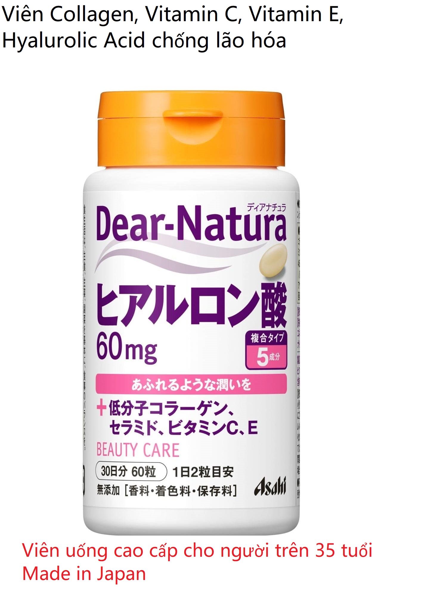 Lịch sử giá Viên uống dear natura bổ sung collagen 2000mg 240 viên - asahi  japan cập nhật 5/2023 - BeeCost