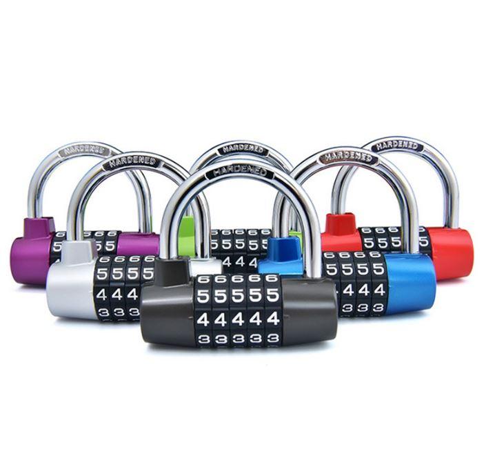 Khóa 5 Số Chống Cắt Siêu Bền - Ổ khóa cửa dãy số cao cấp - Ổ khóa chống trộm nhà cửa