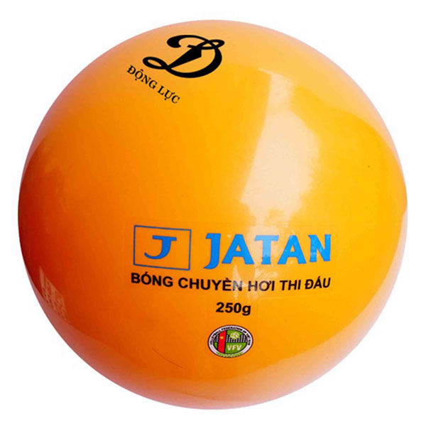 Quả Bóng Chuyền Thi Đấu, Bóng chuyền động lực, Bóng chuyền hơi Jatan 250g - Dungcusport tặng lưới đựng bóng và kim bơm