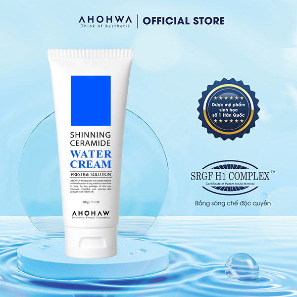Kem dưỡng làm dịu - phục hồi nhanh Shinning Ceramide Water Cream (80 gr - 200 gr)