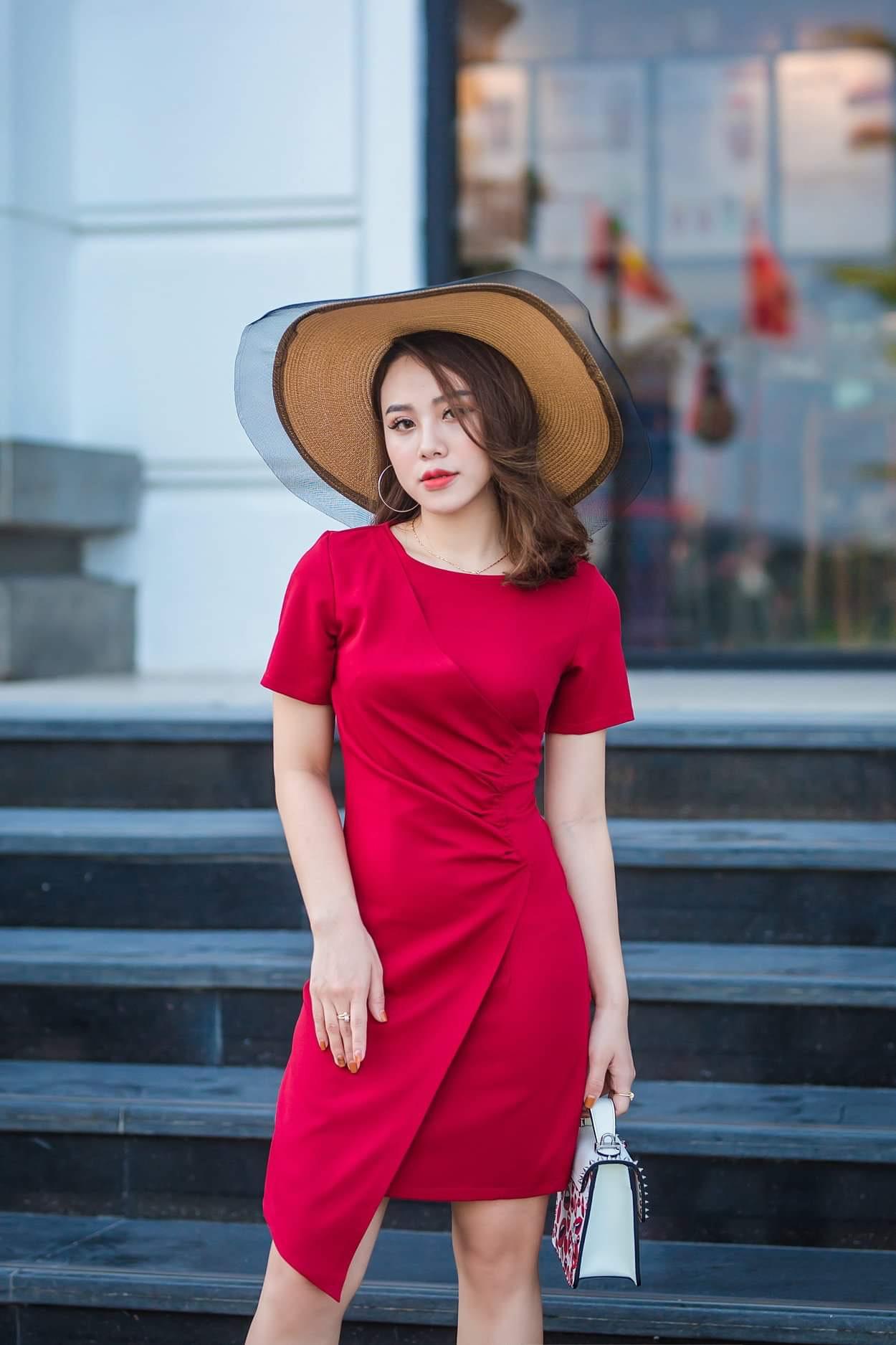 Váy đầm nữ xoắn eo - GBeauty