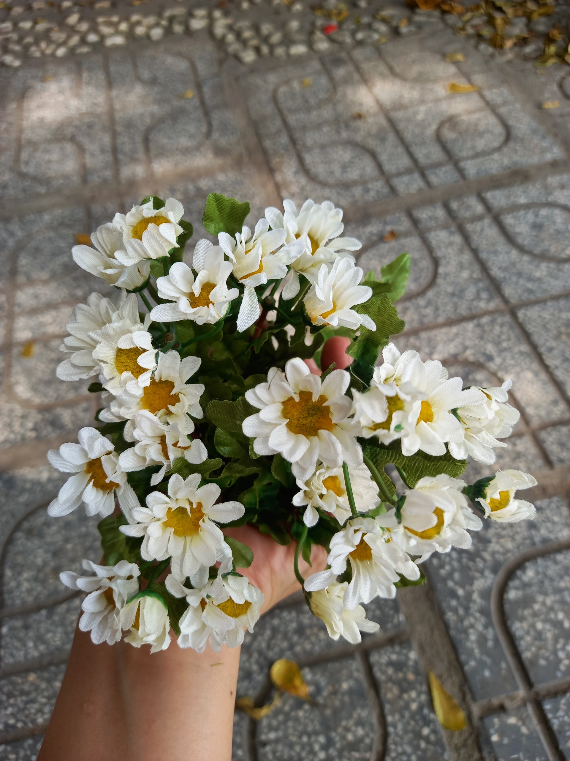 [HCM]1 Bụi cúc nhật giả 7 nhánh - Hoa giả - Hương Flower