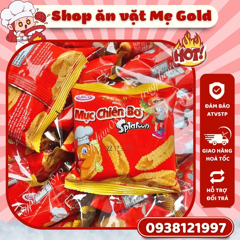 Snack mực chiên bơ