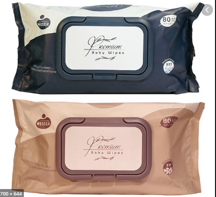 Khăn ướt Wesser 80 tờ . không gây kích ứng da . phù hợp với tất cả loại da