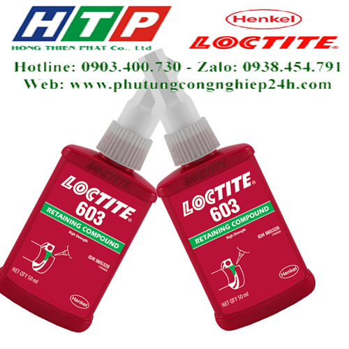 Hướng dẫn sử dụng keo loctite 603-250ml