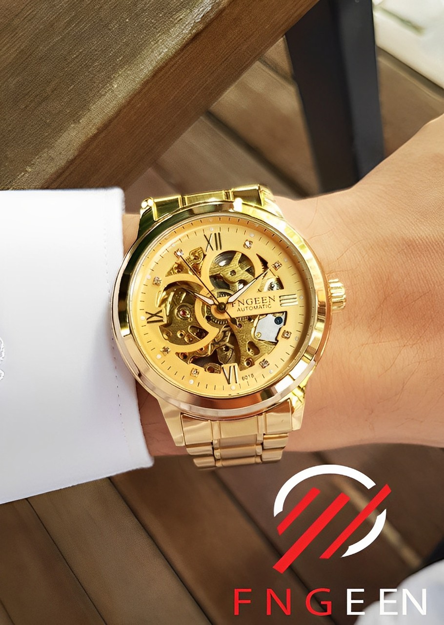  Đồng Hồ Cơ Nam Fngeen Cao Cấp Chống nước  Chống Xước Tuyệt Đối Bảo Hành 12 tháng 