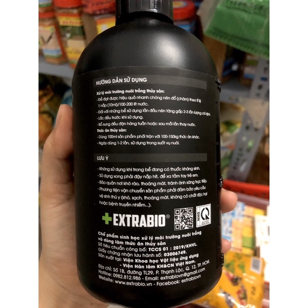 Vi sinh làm trong nước Extra Bio 125ML - 250ML - 500ML - 1000ML- Vi sinh Extrabio thế hệ mới.